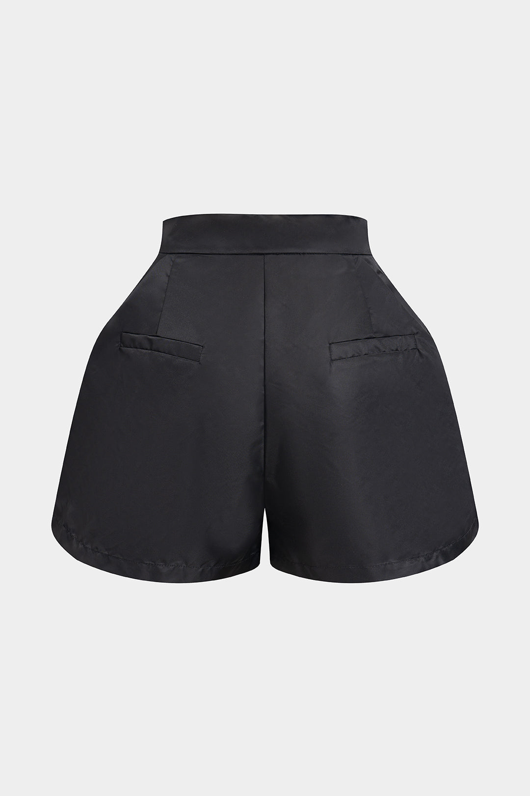 Puff Wide Leg Zipper Shorts