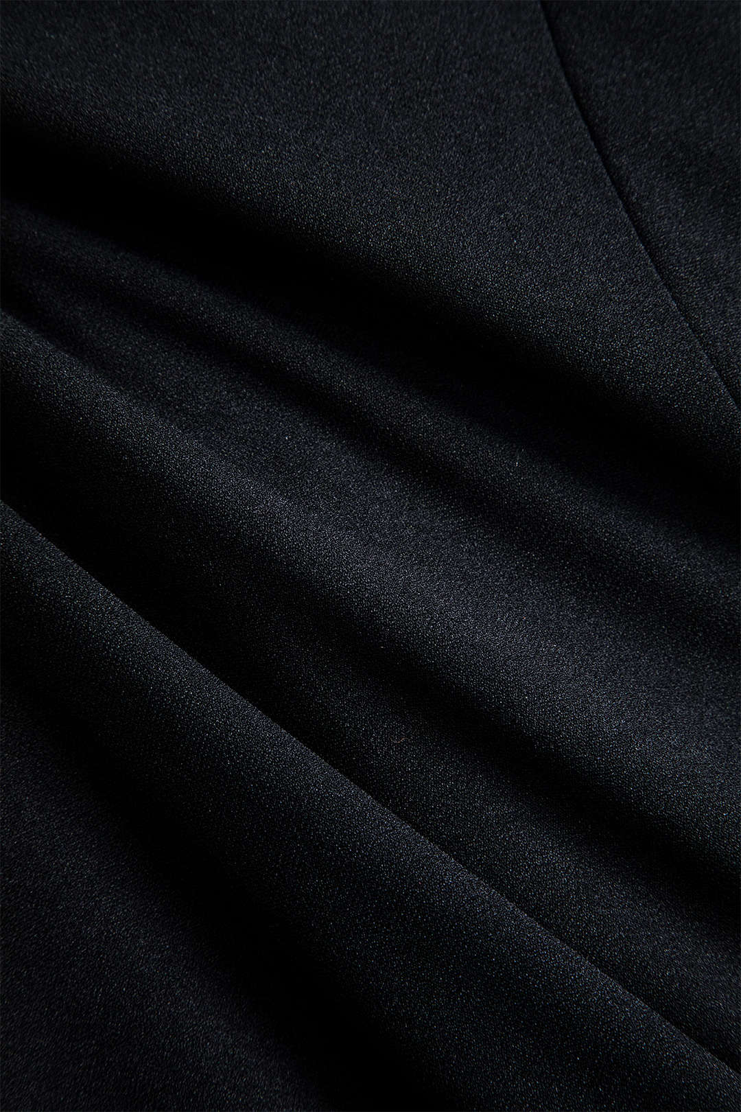 Denim-patchwork-pitkähihainen bleiseripuku-minimekko