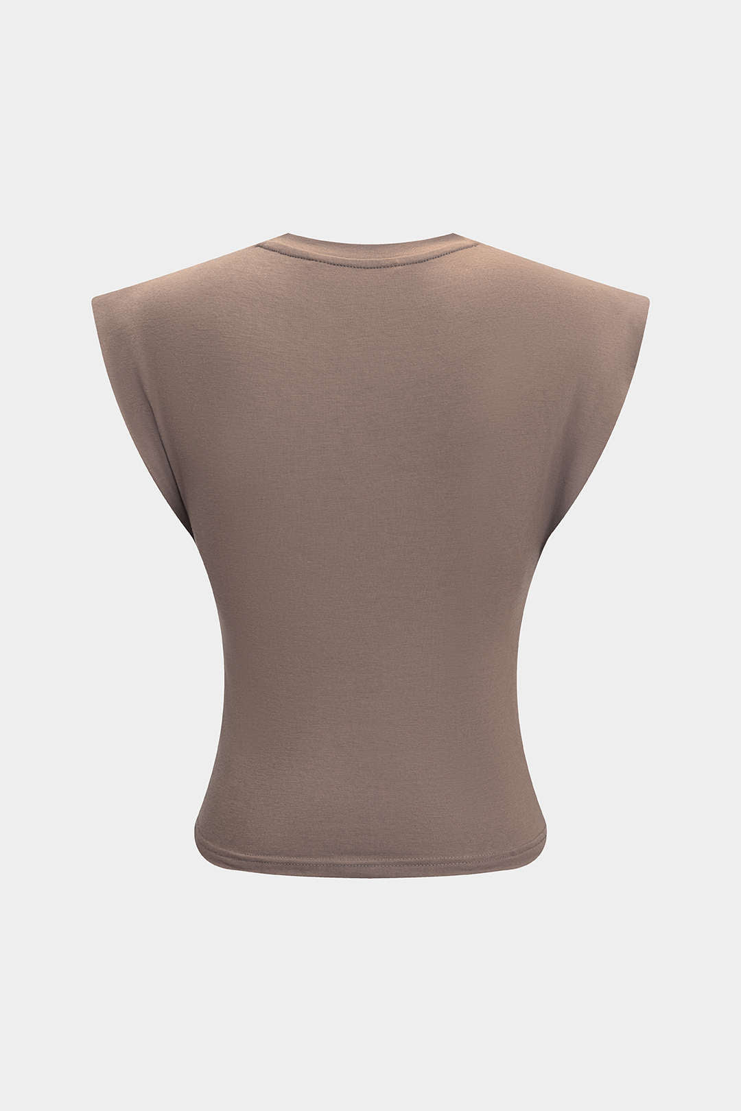 Solid Twist Round Neck T-Shirt