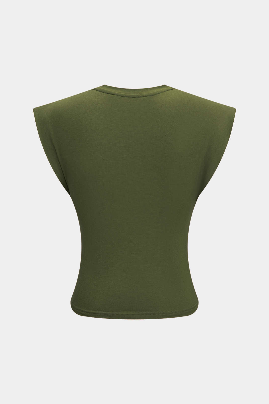 Solid Twist Round Neck T-Shirt