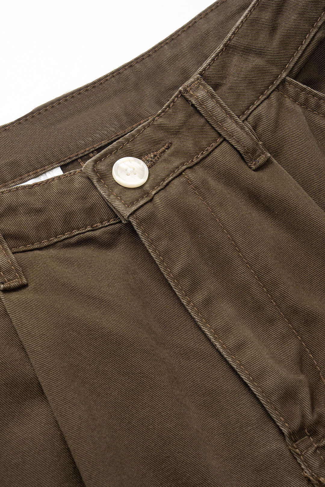 Denim Ruched Pocket Jeans