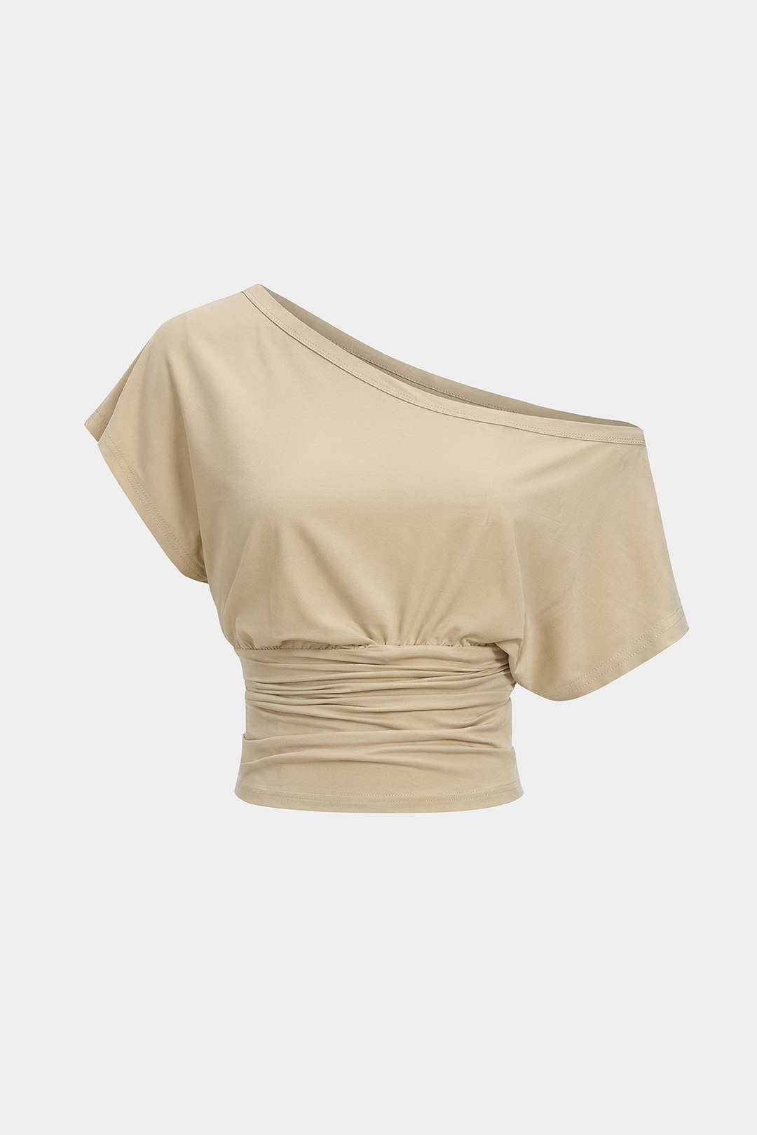 One Shoulder Short Sleeve T-Shirt
