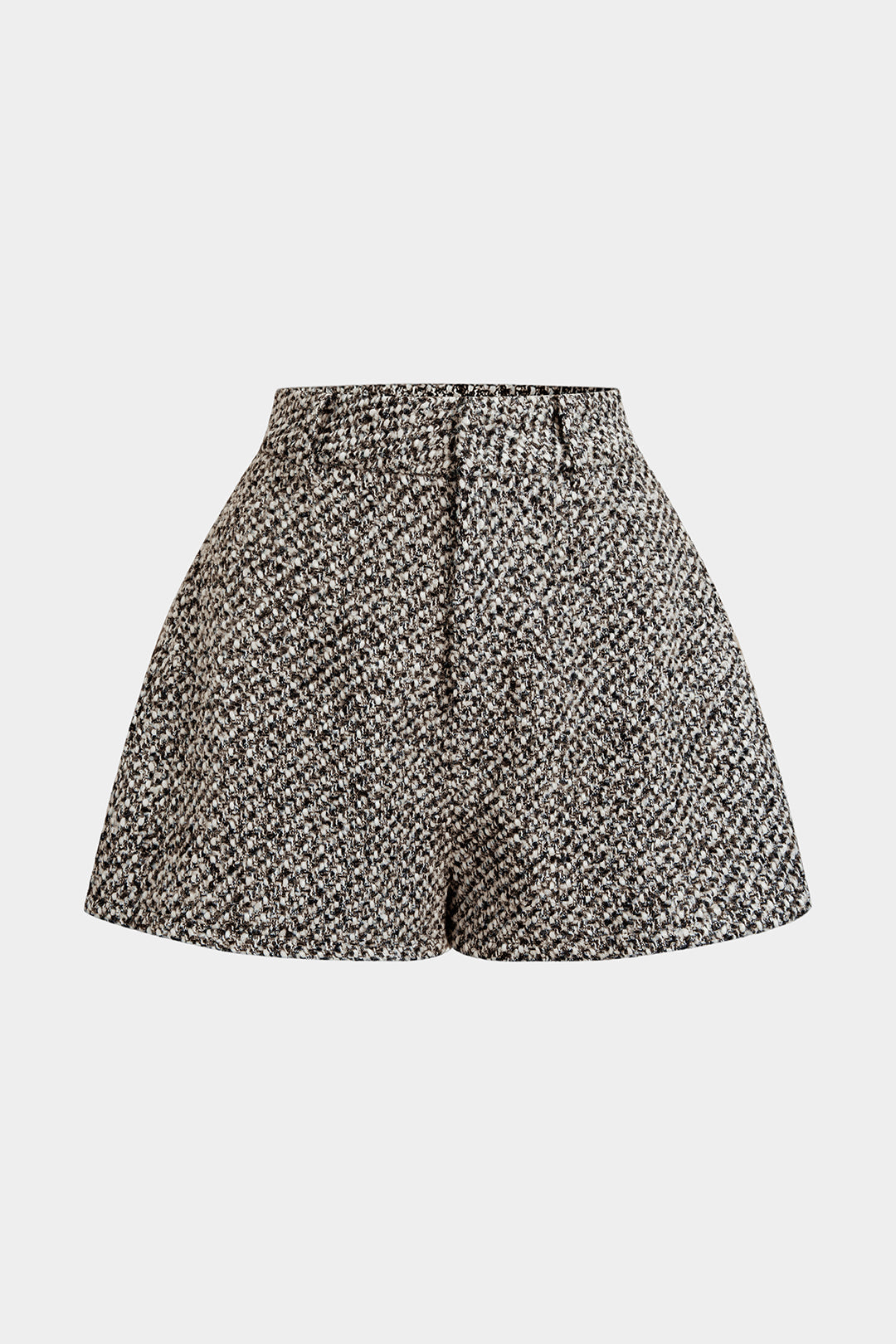Zipper Wide Leg Shorts