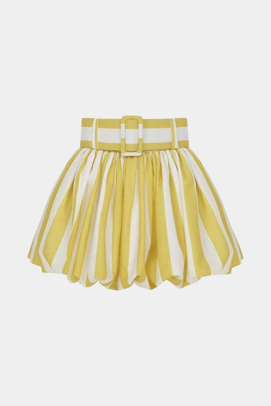 Contrast Stripe Print Ruched Shorts