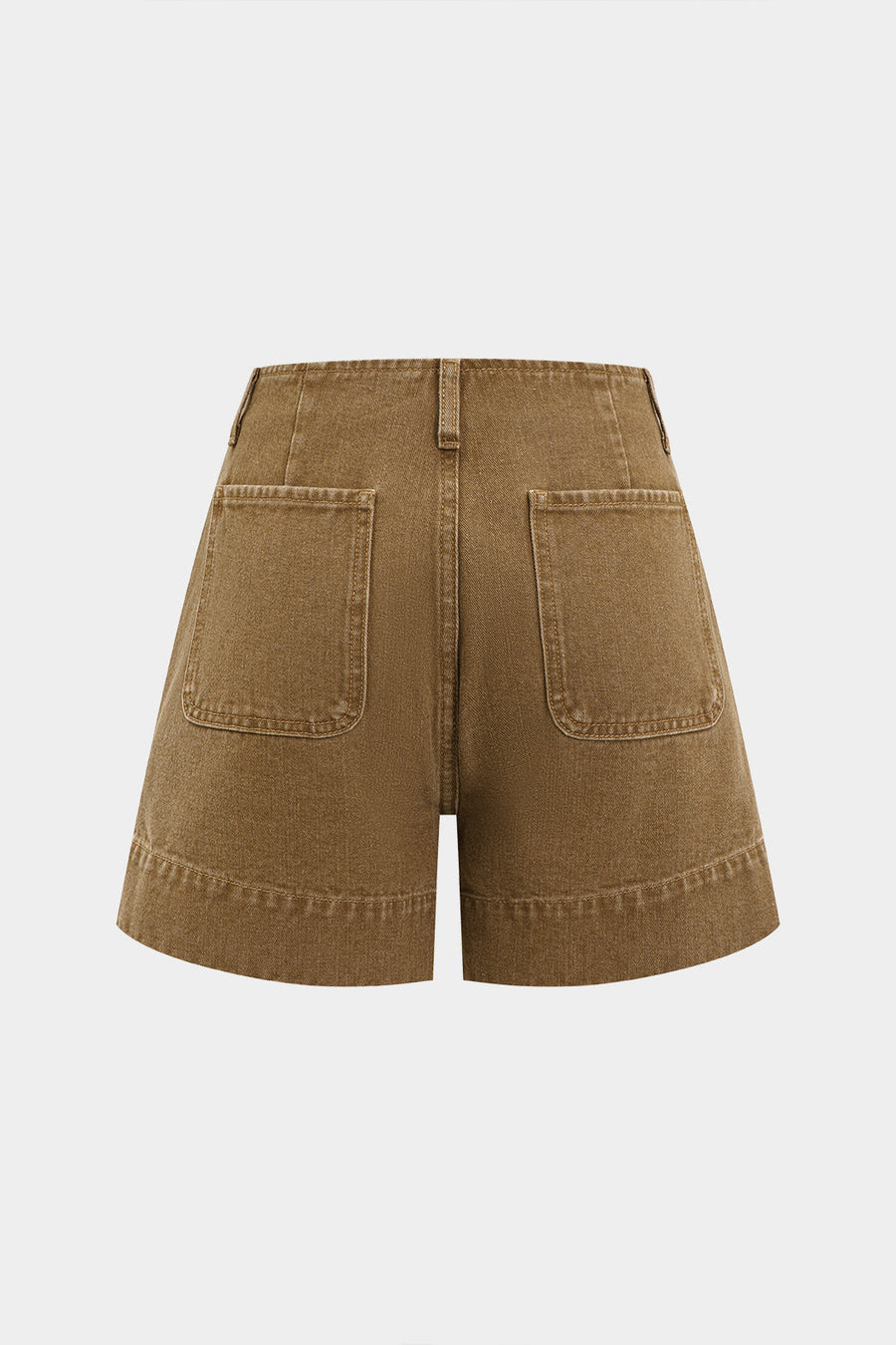 Denim Washed Pocket Shorts