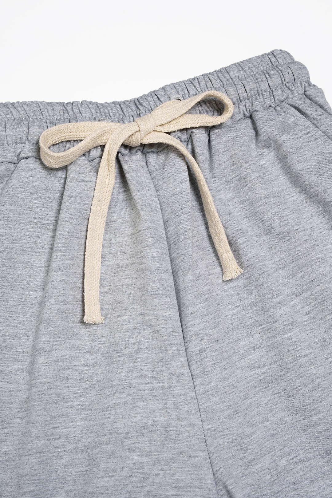 Lace Patchwork Drawstring Tie-Up Shorts