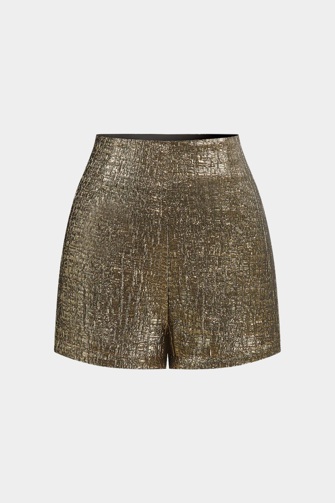 Texture Zipper Shorts
