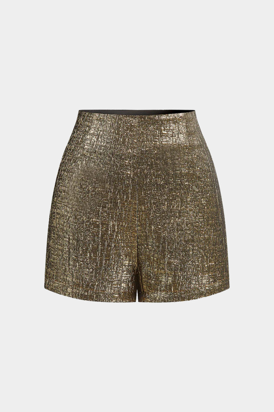 Texture Zipper Shorts