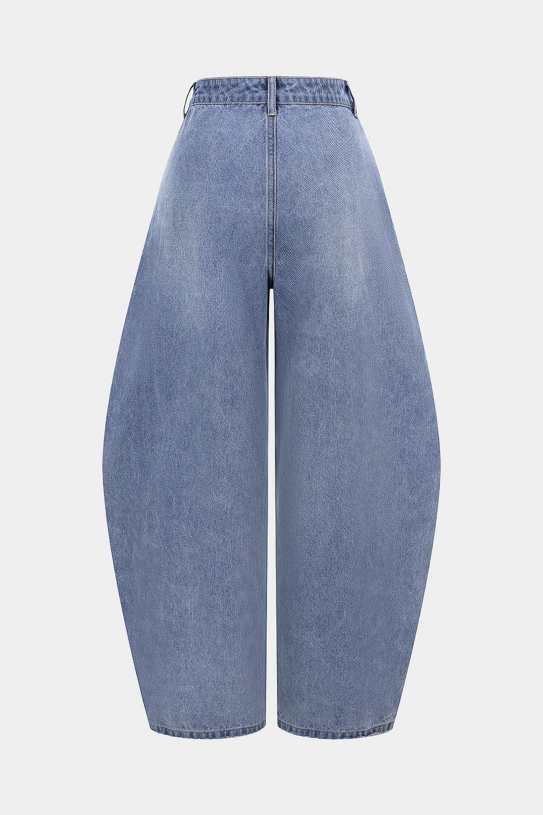 Asymmetriset denim-tynnyrihousut