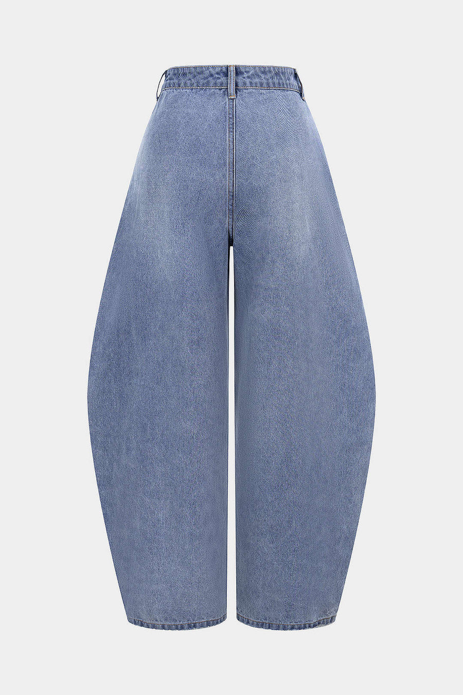 Asymmetriset denim-tynnyrihousut