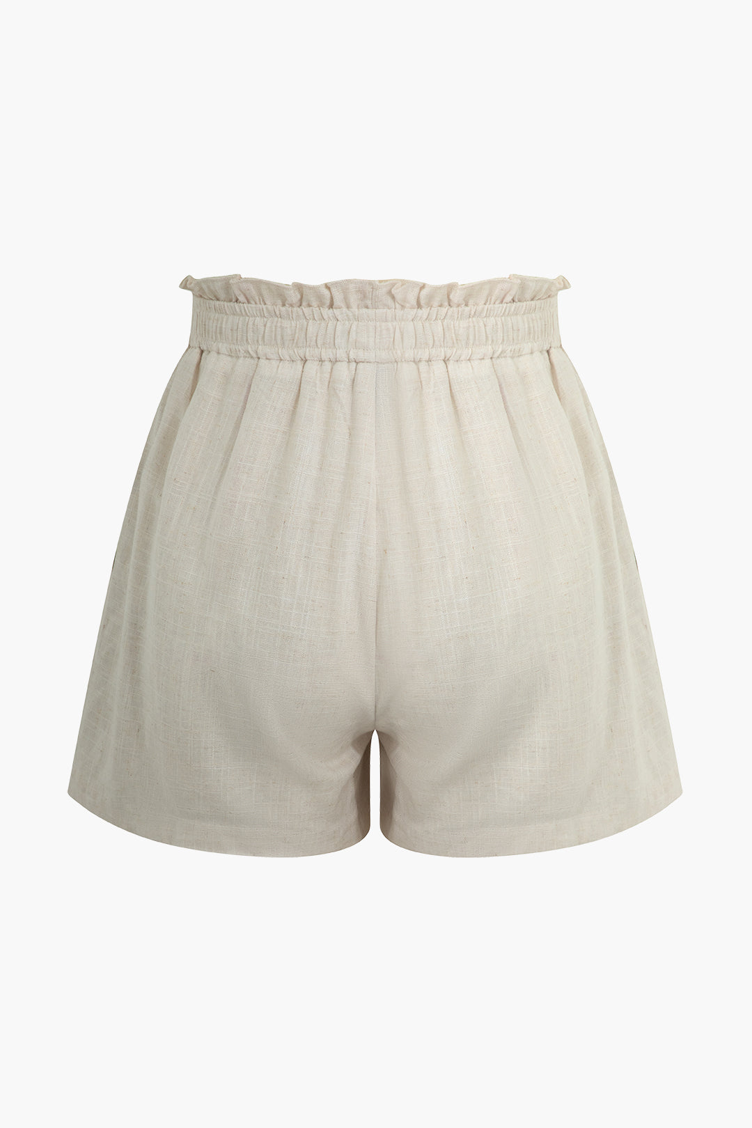 Ruffled Waistband Shorts
