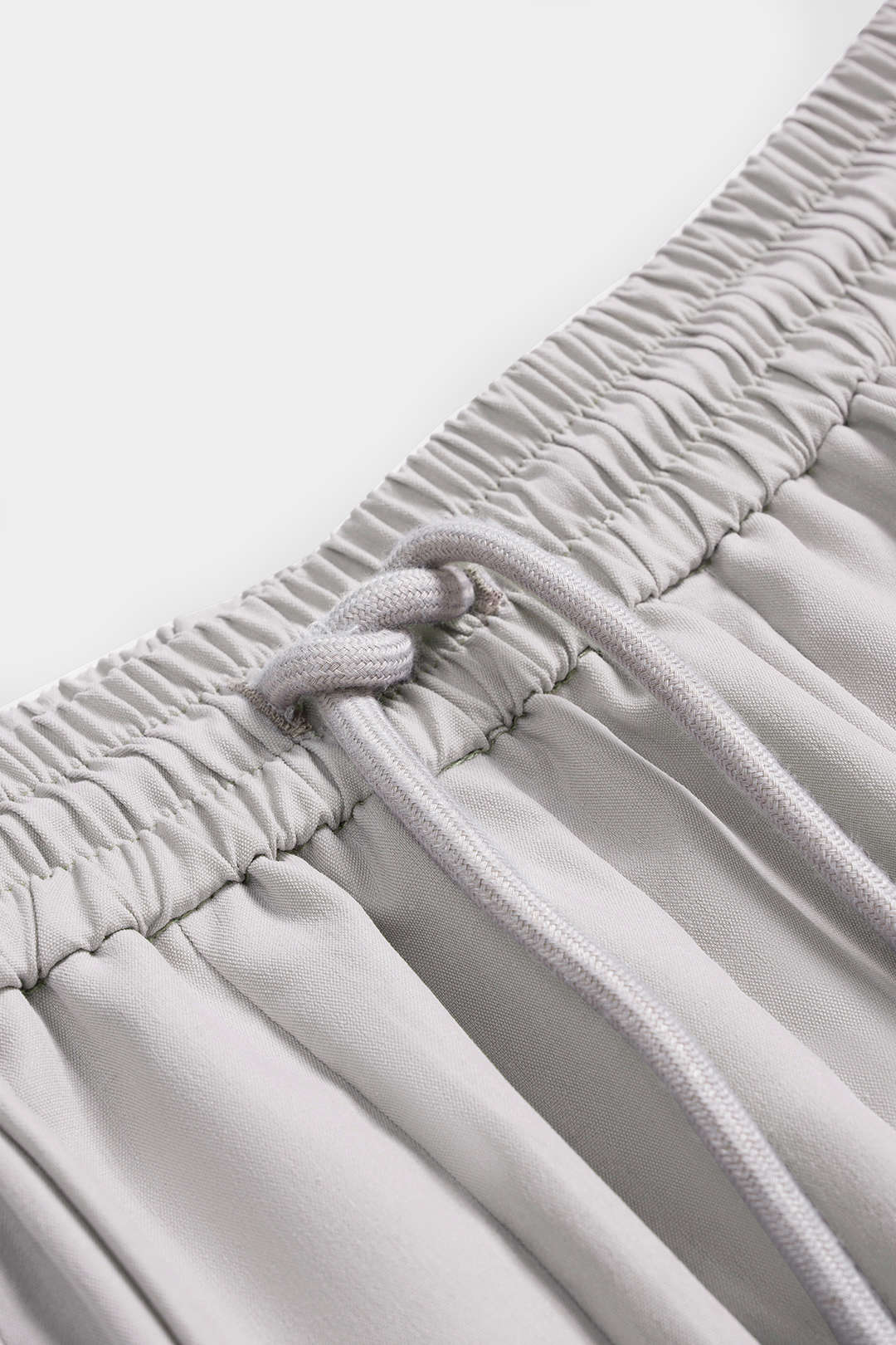 Drawstring Ruffle Trousers