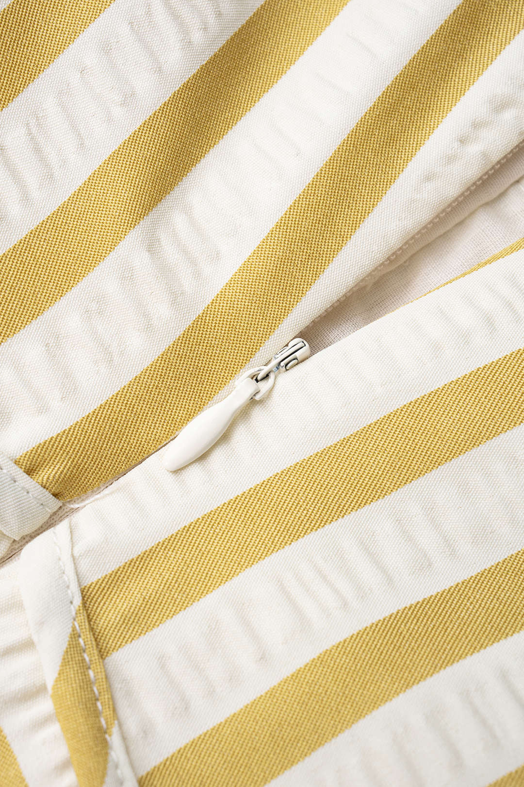 Stripes Print V-Neck Slip Sleeveless Midi Dress