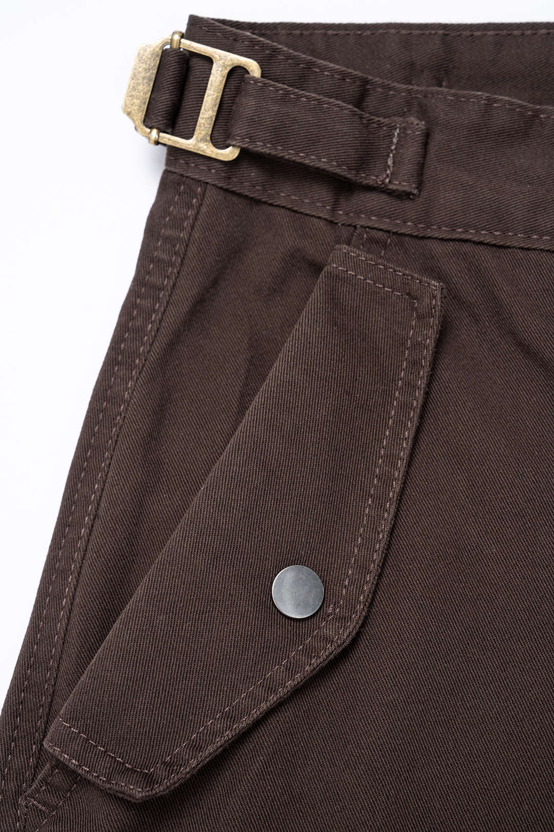 Denim Pocket Wide Leg Jeans
