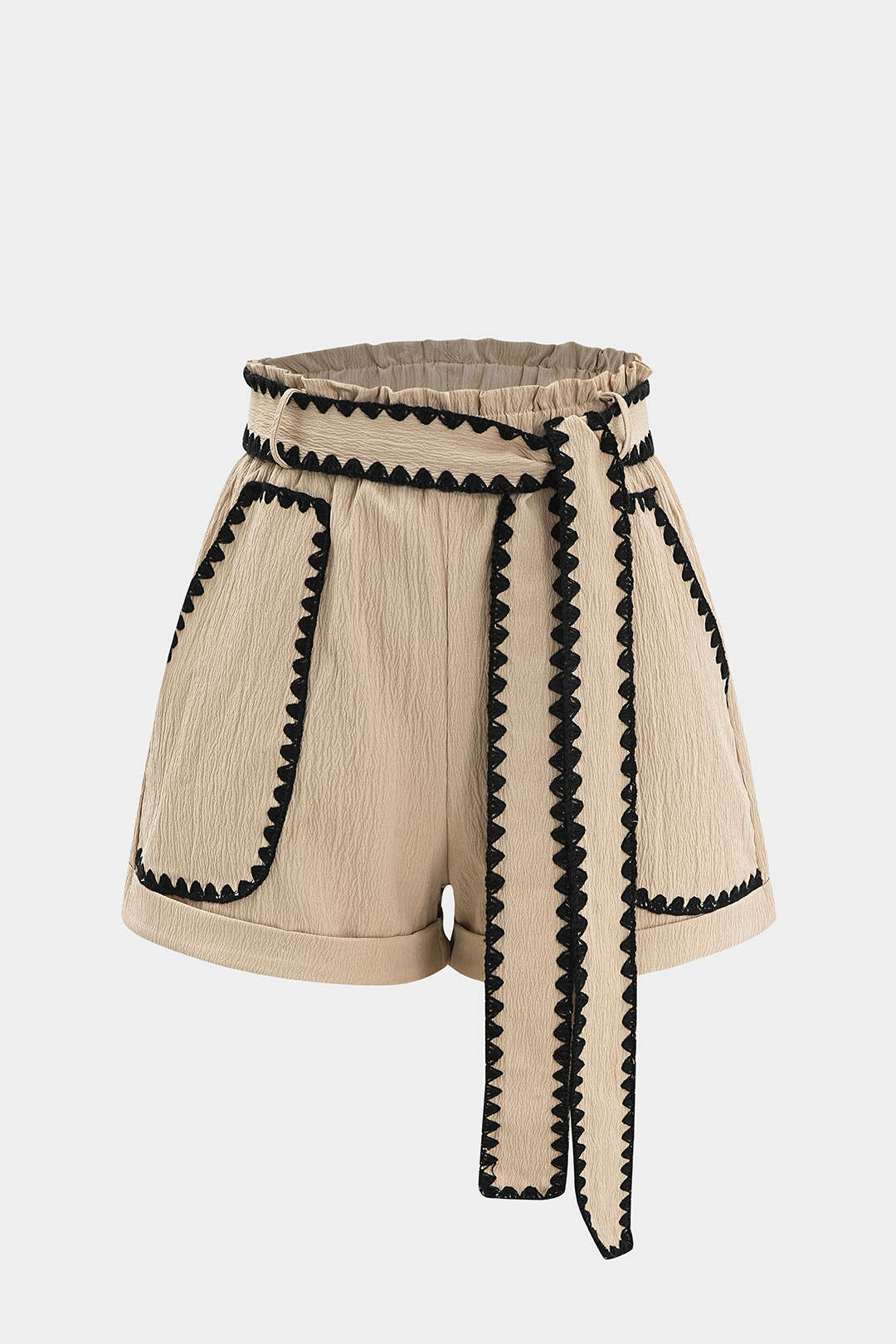 Tie-Up Contrast Shorts