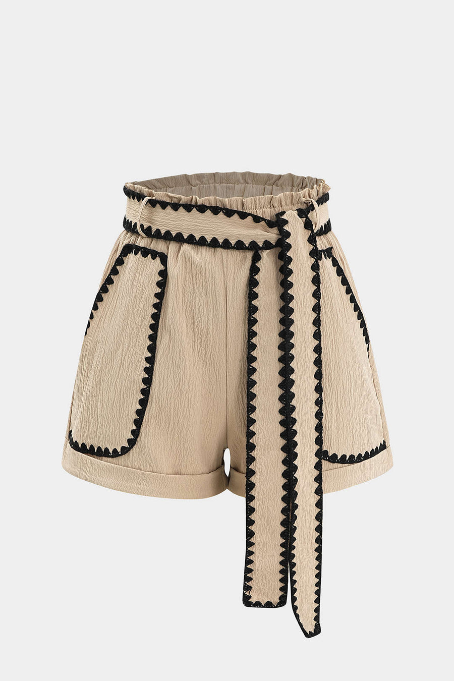 Tie-Up Contrast Shorts