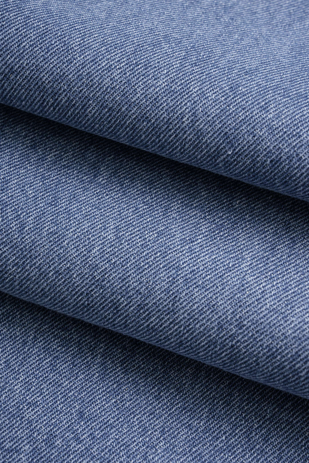 Denim Frayed Wide Leg Jeans