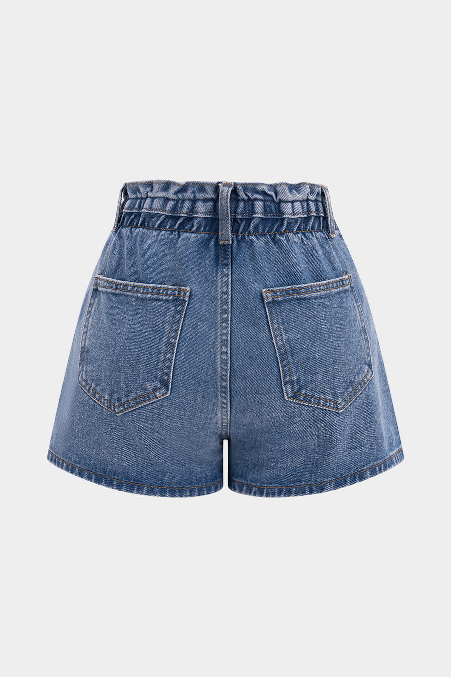 Denim-nappishortsit