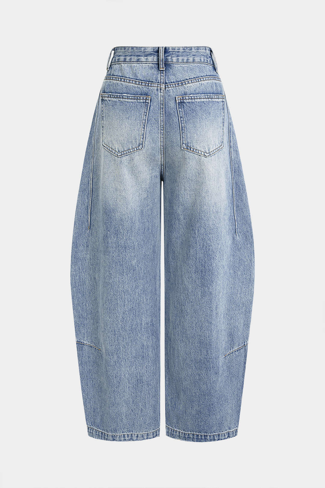 Denim-farkut, joissa on napit ja vetoketju