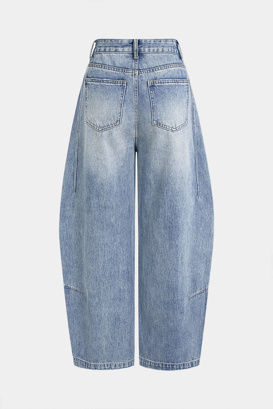 Denim-farkut, joissa on napit ja vetoketju