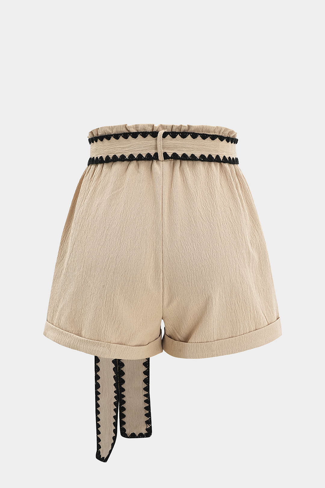 Tie-Up Contrast Shorts