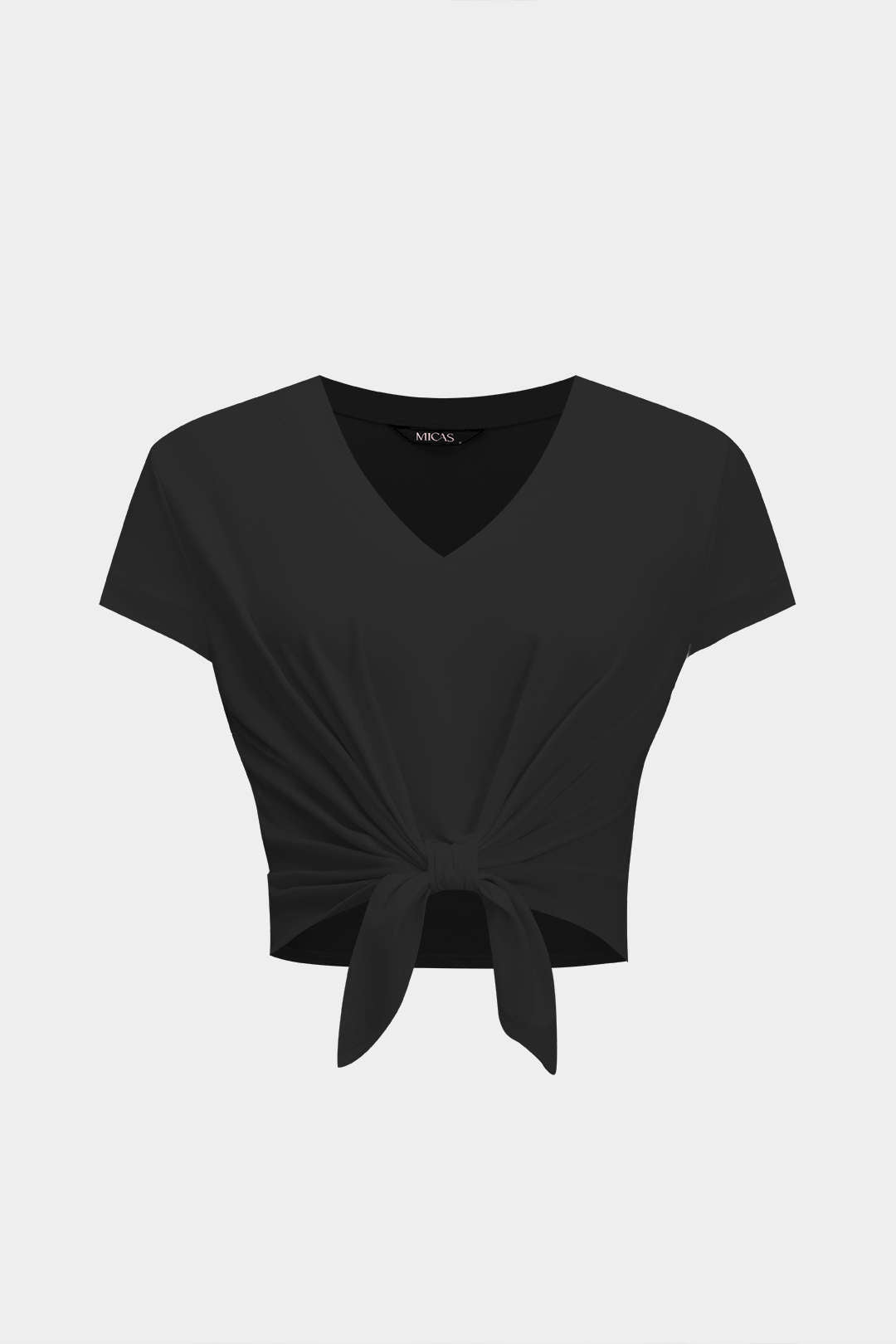 Tie Front Short Sleeve T-Shirt
