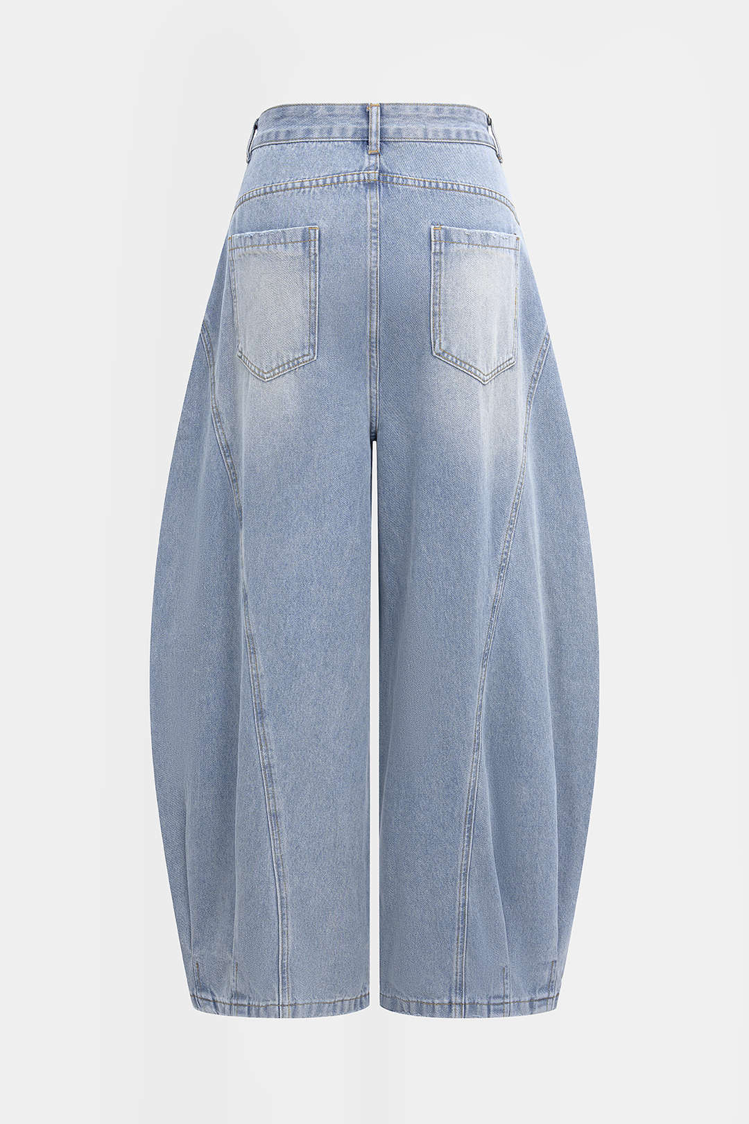Denim Ripped Wide Leg Jeans
