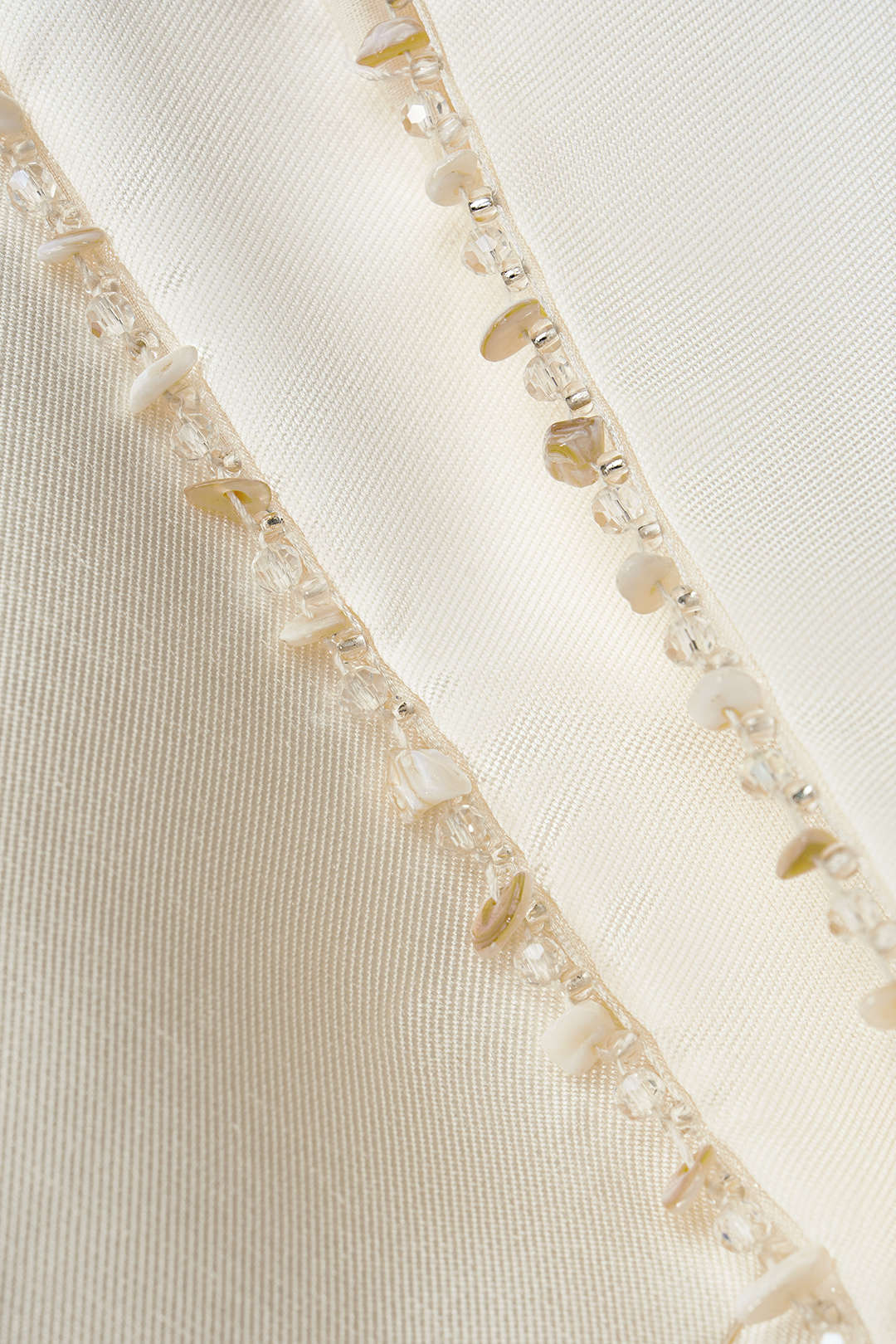 Rhinestone Trim Wide Leg Shorts