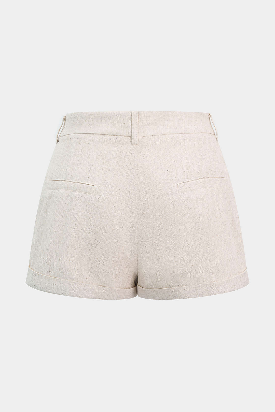 Linen Elastic Waisted Shorts