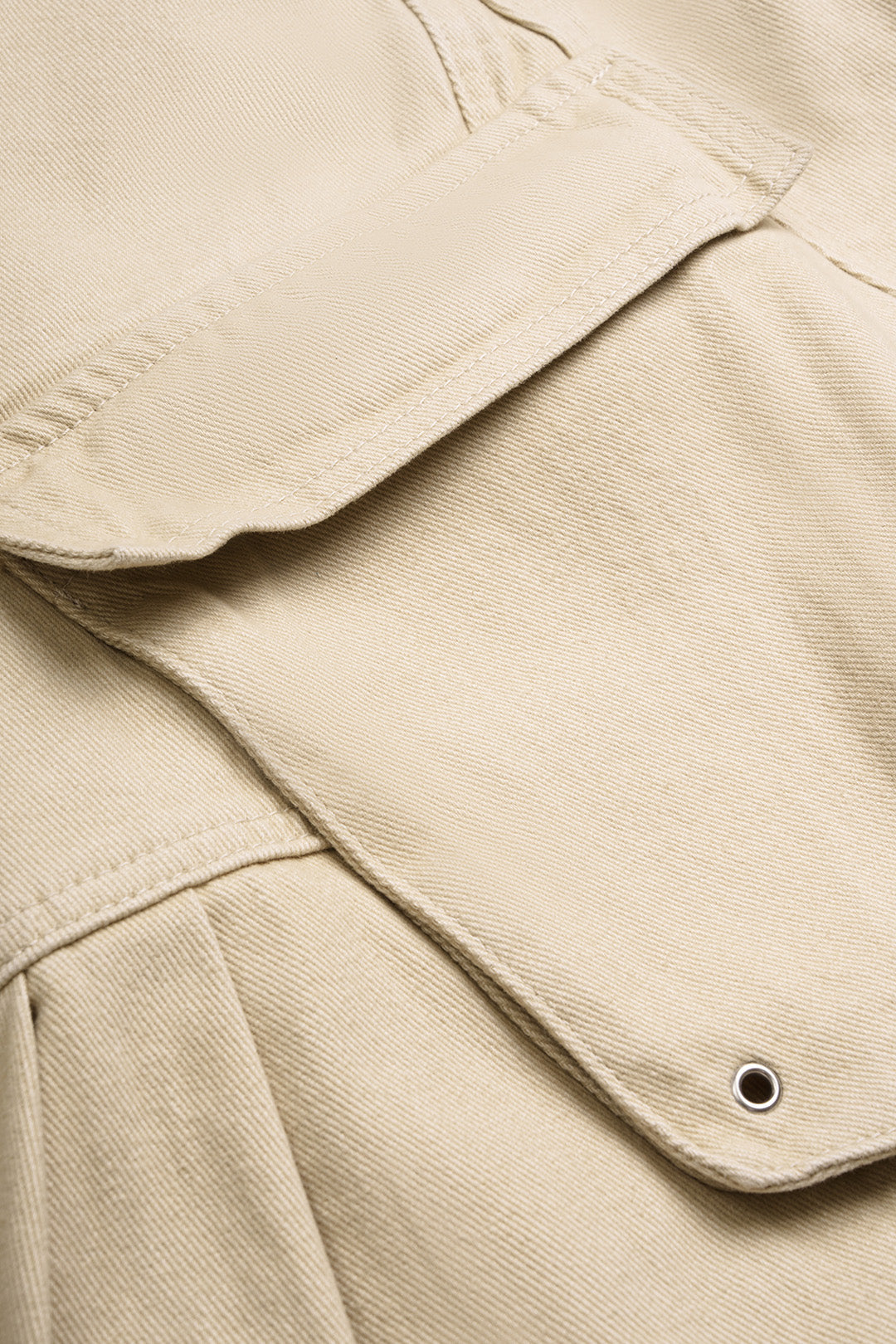 Denim Pocket Barrel Jeans