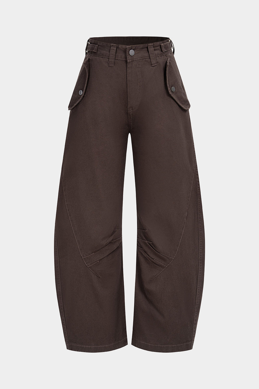 Denim Pocket Wide Leg Jeans