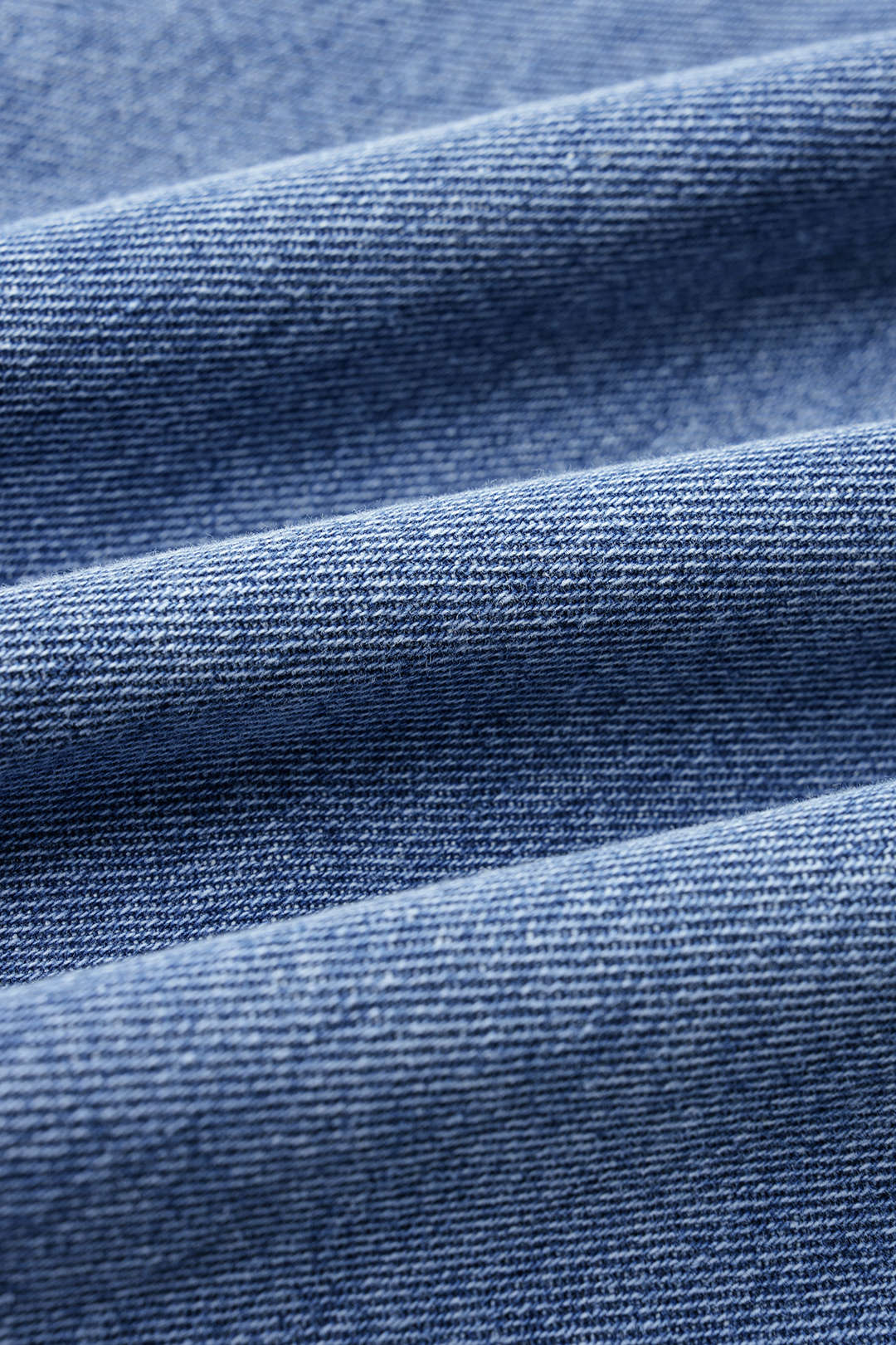 Denim Braided Pocket Zipper Barrel Jeans