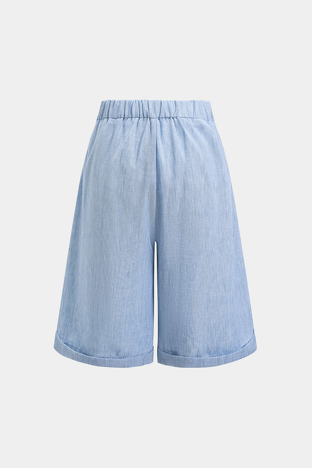High Waist Pocket Straight Leg Shorts