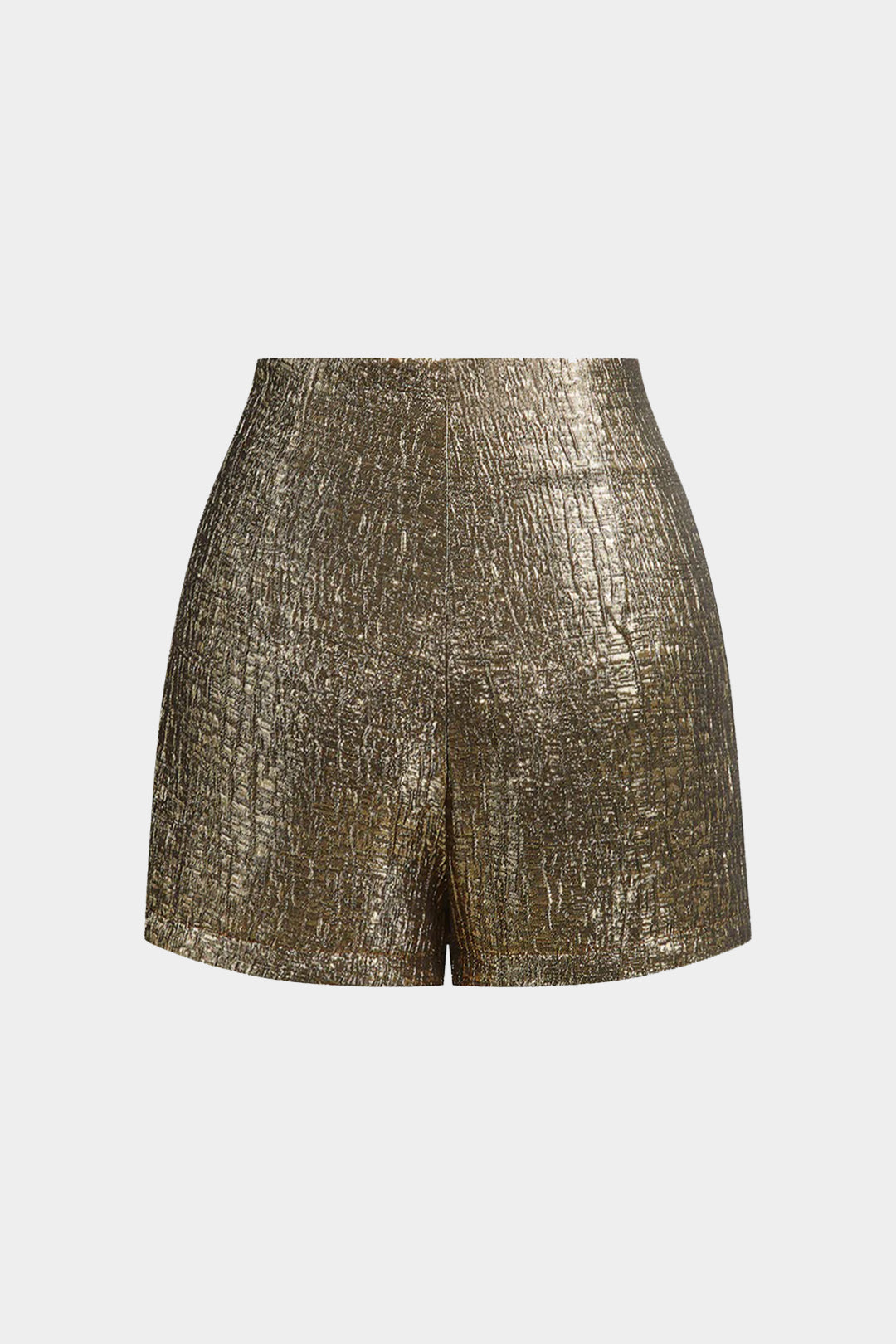Texture Zipper Shorts