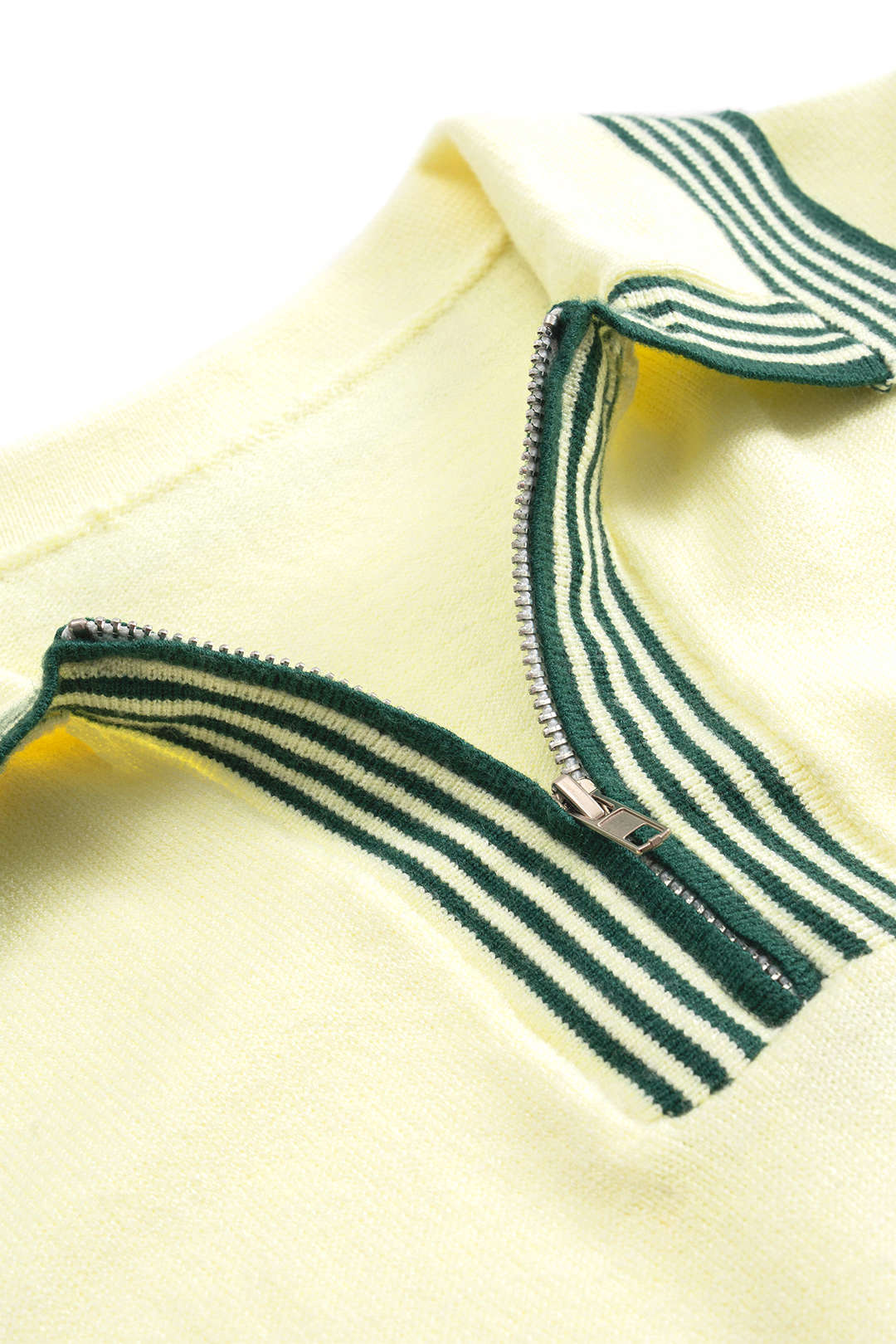 Knit Contrast Lapel Short Sleeve Mini Dress