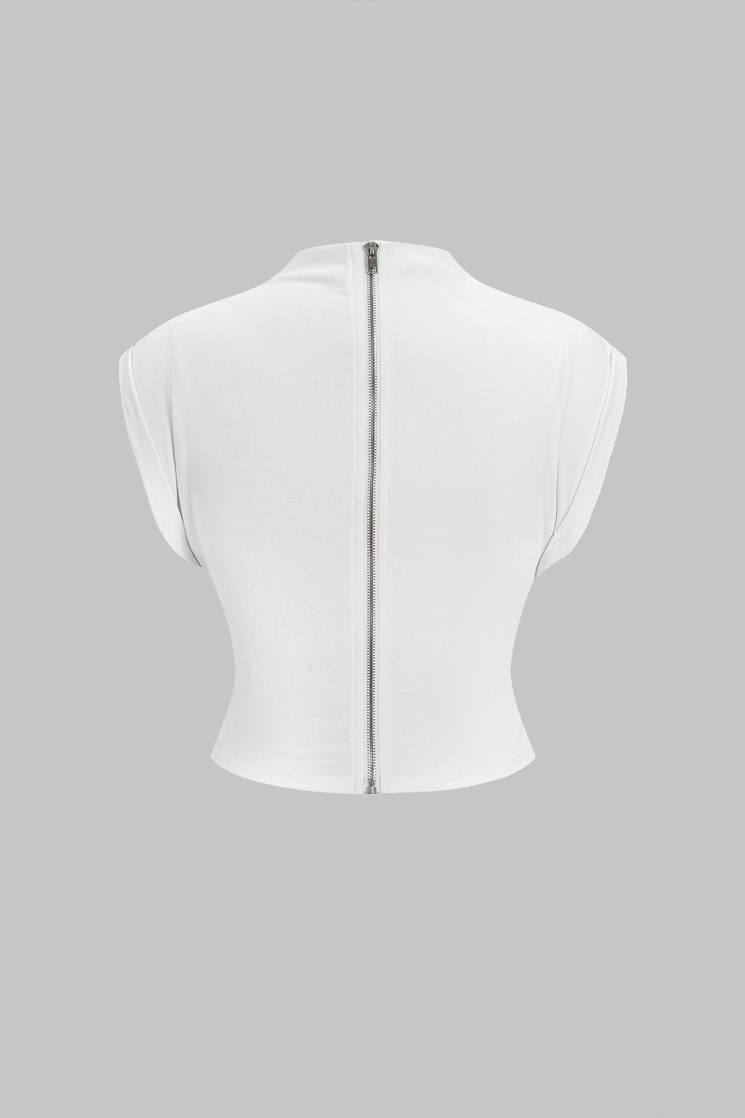 Solid Tie-Up Short Sleeve T-Shirt