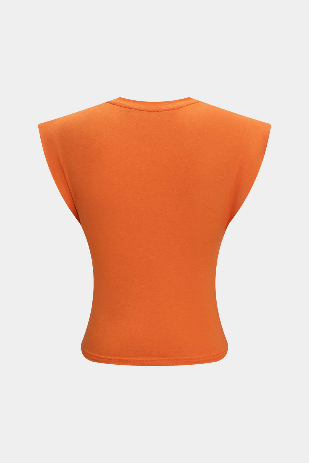 Solid Twist Round Neck T-Shirt