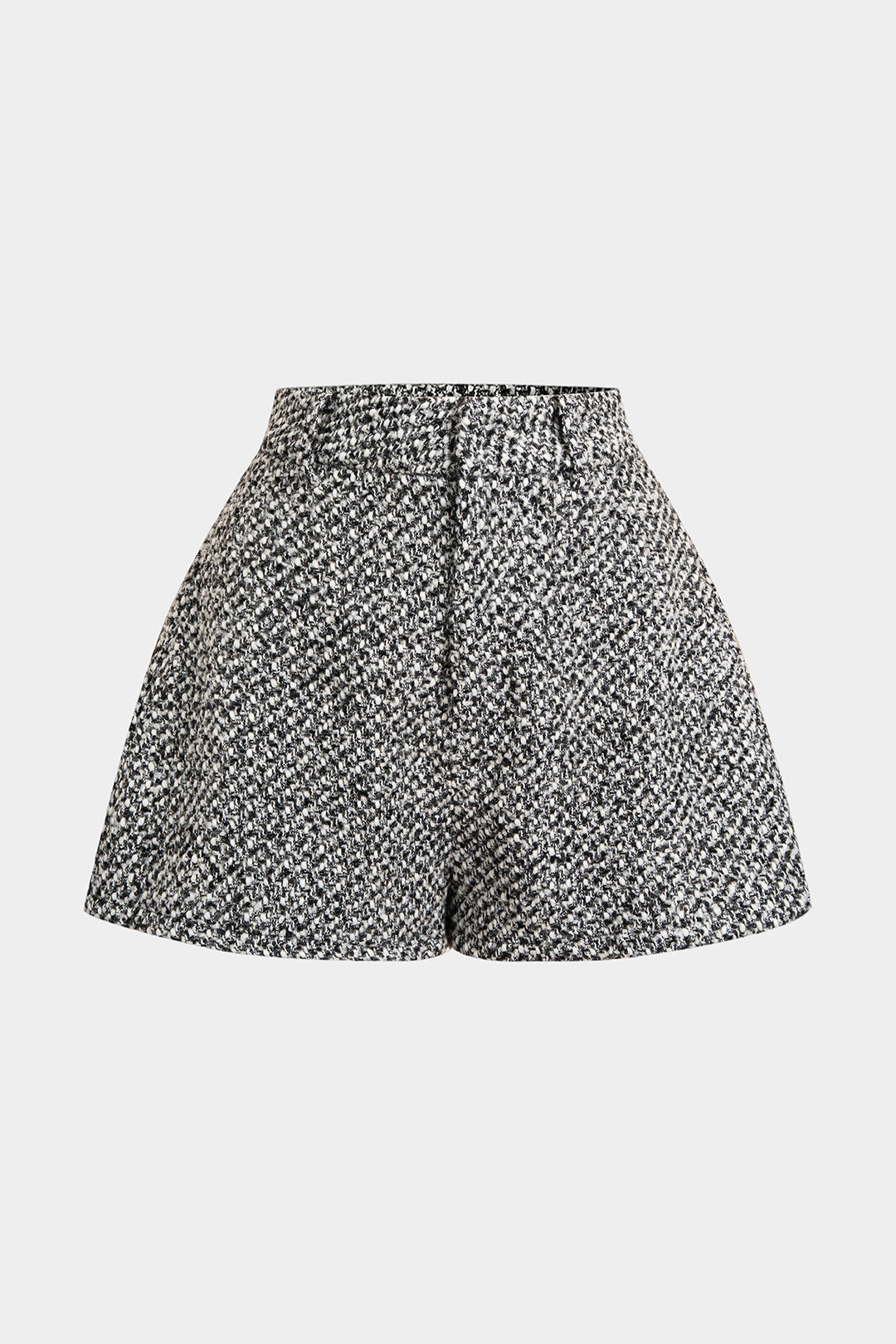 Zipper Wide Leg Shorts