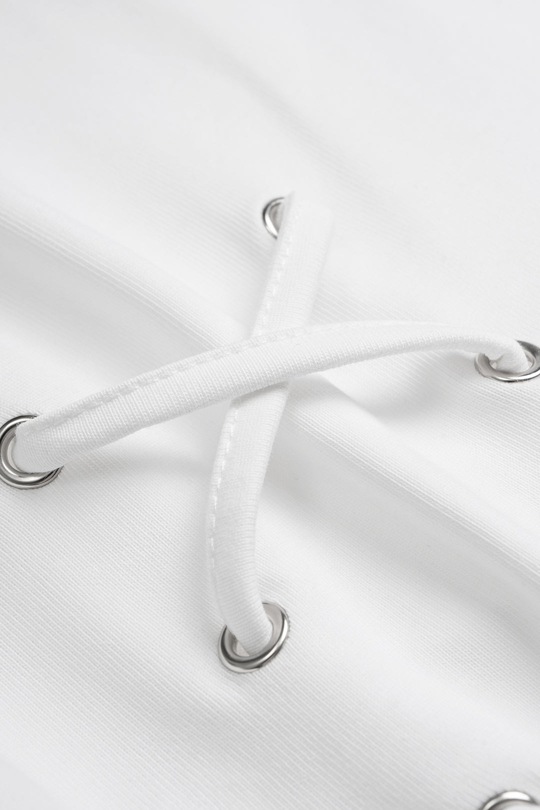 Solid Tie-Up Short Sleeve T-Shirt