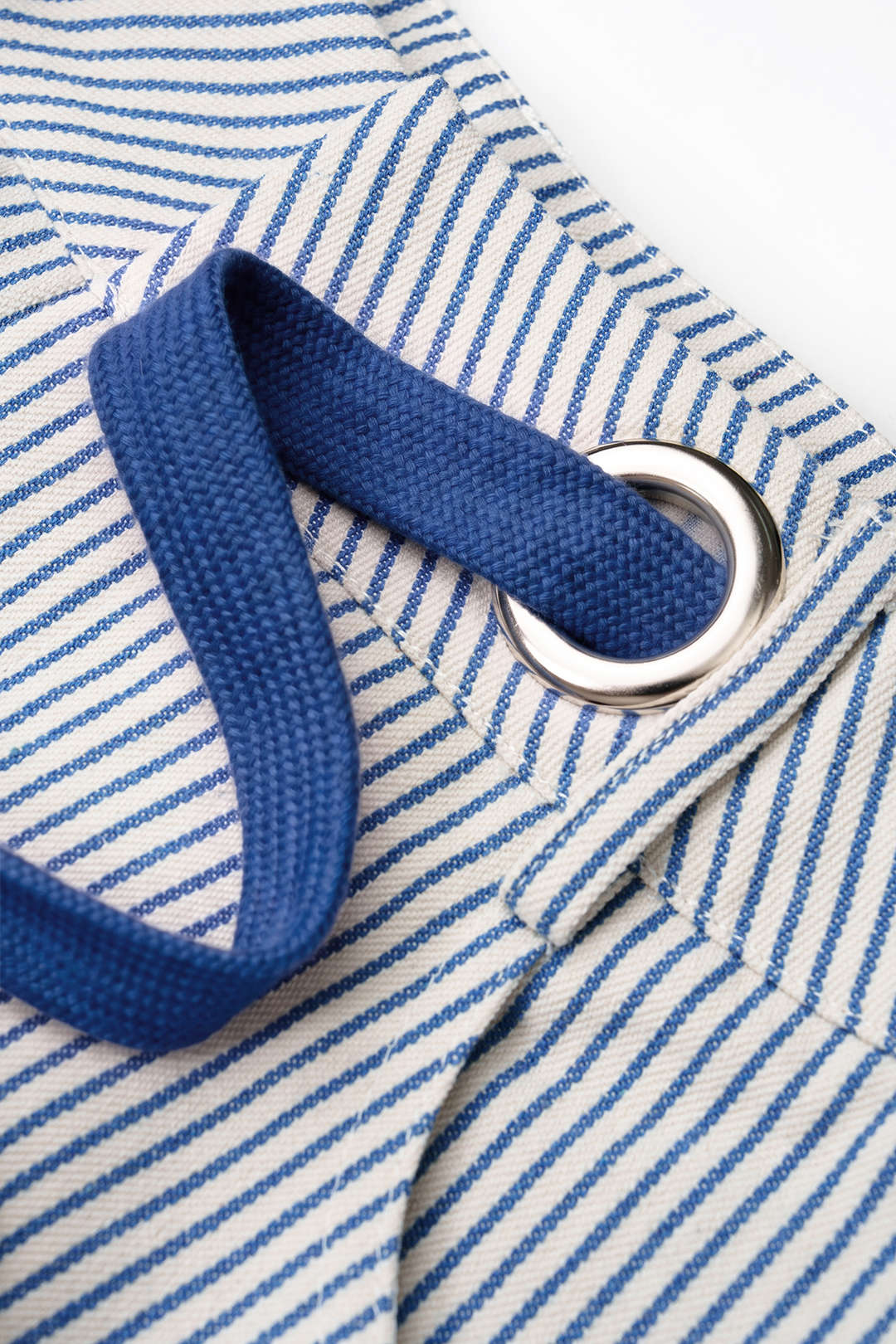 Striped Drawstring Pocket Wide Leg Shorts