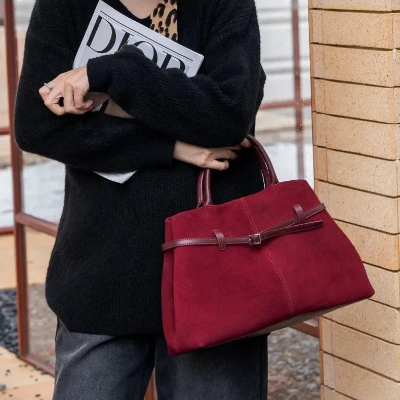 Sutton Suede Tote