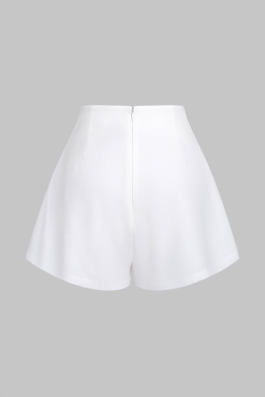Geometric Print Tie-Up Wide Leg Shorts
