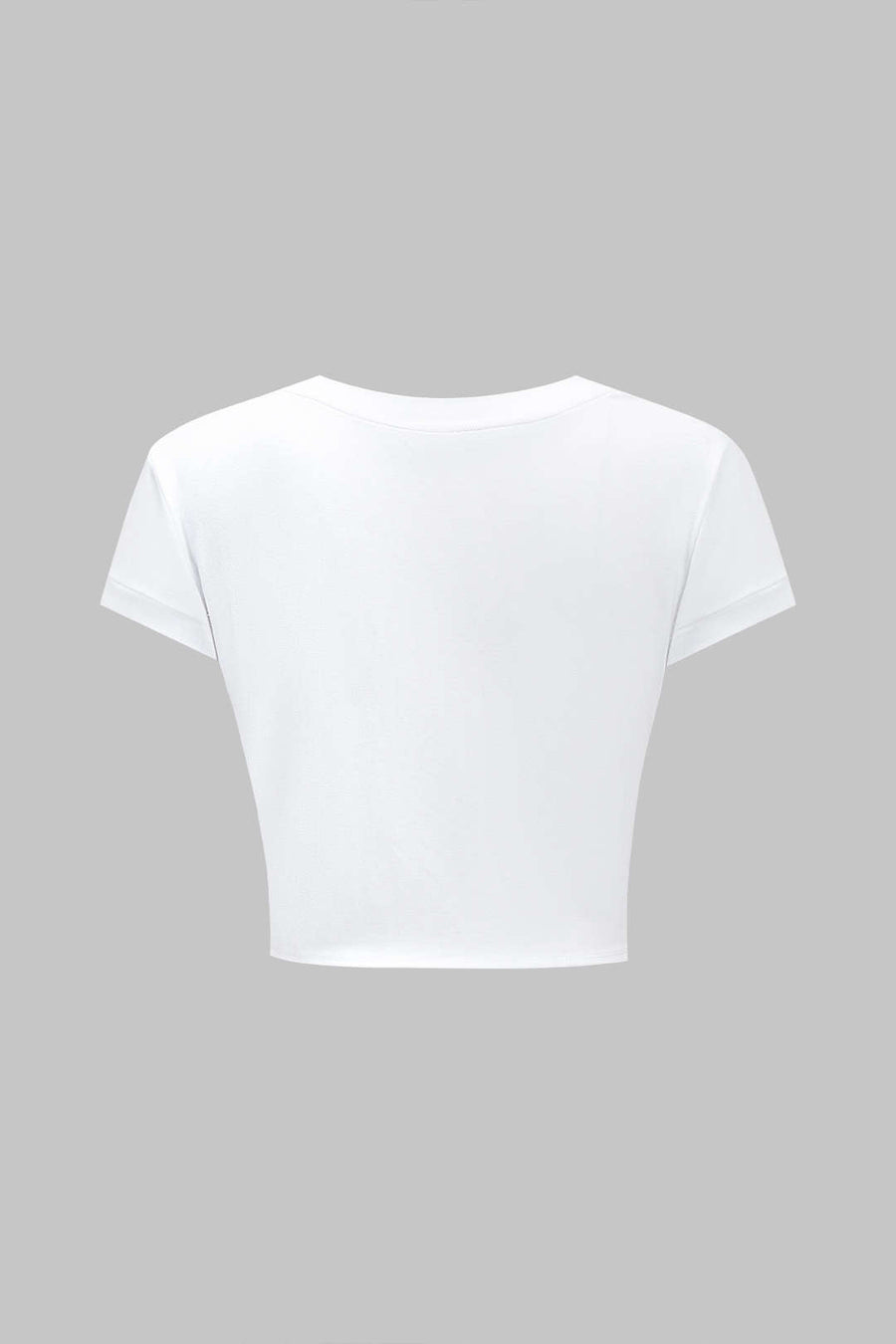Tie Front Short Sleeve T-Shirt