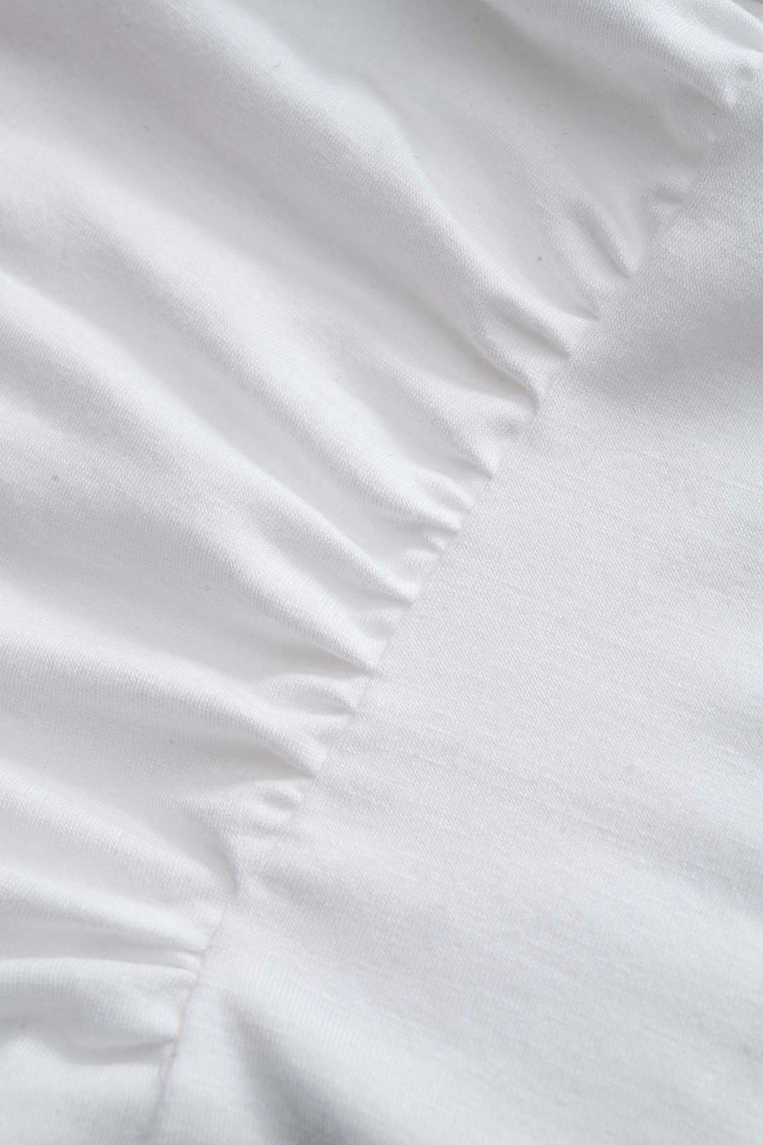 Solid Twist Round Neck T-Shirt
