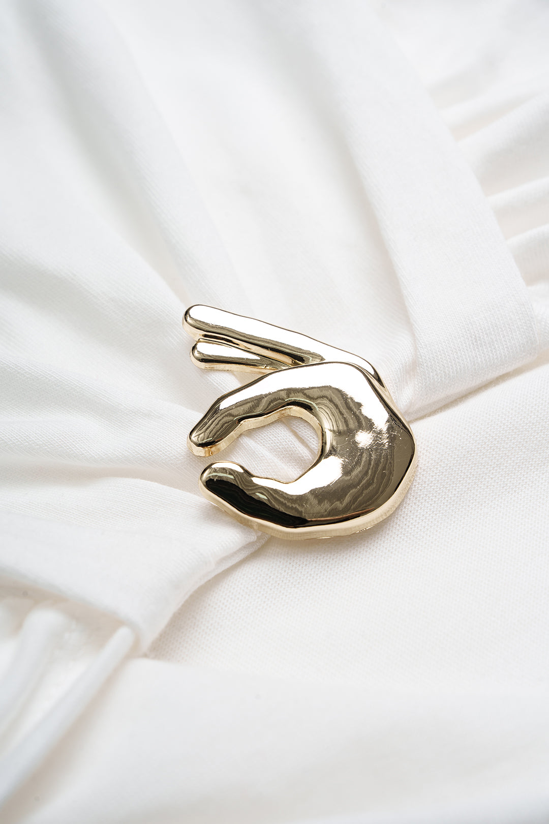 V-Neck Metallic Ruched Short Sleeve T-Shirt