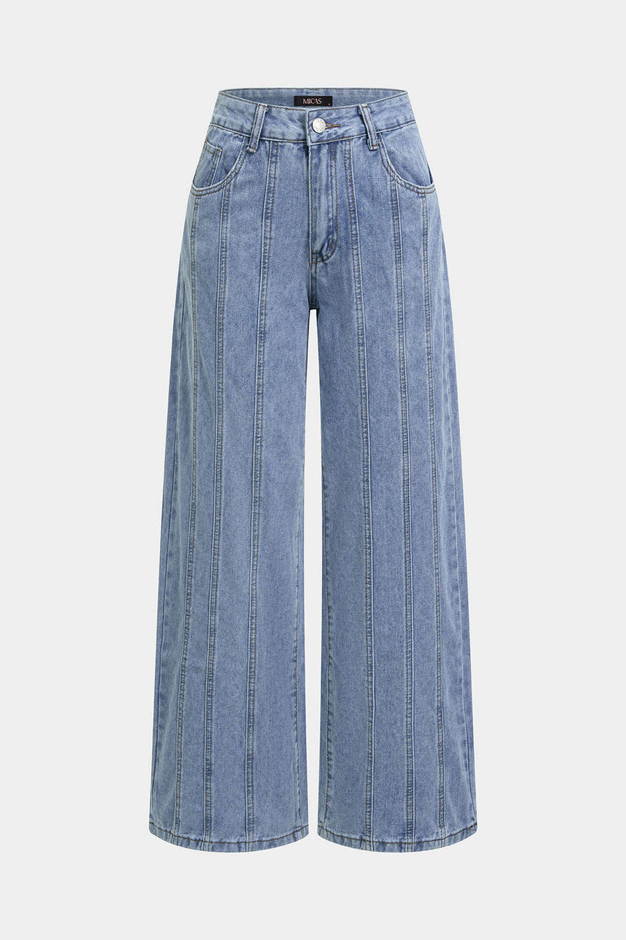 Denim Wide Leg Low Waist Jeans