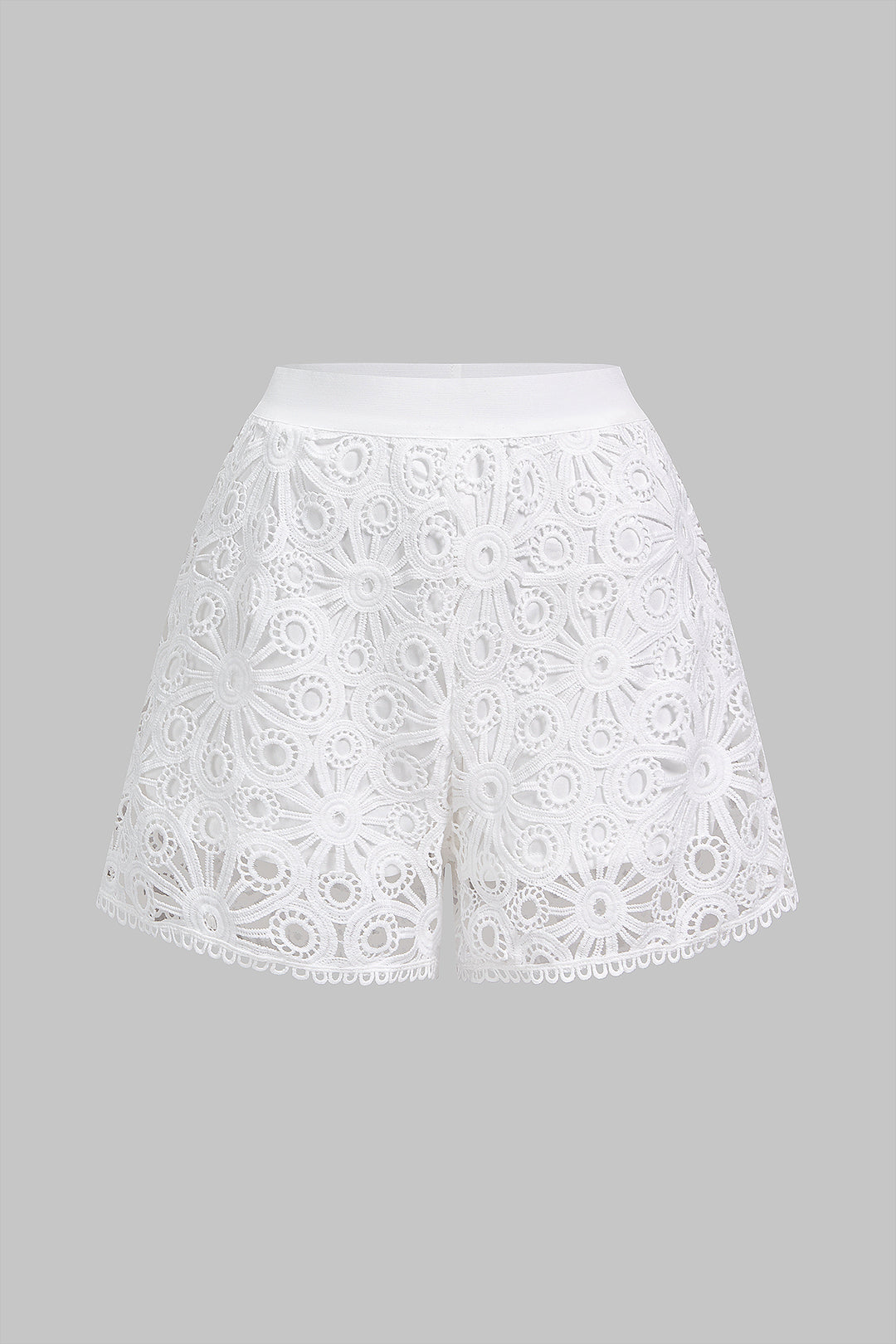 Lace Cut Out Shorts