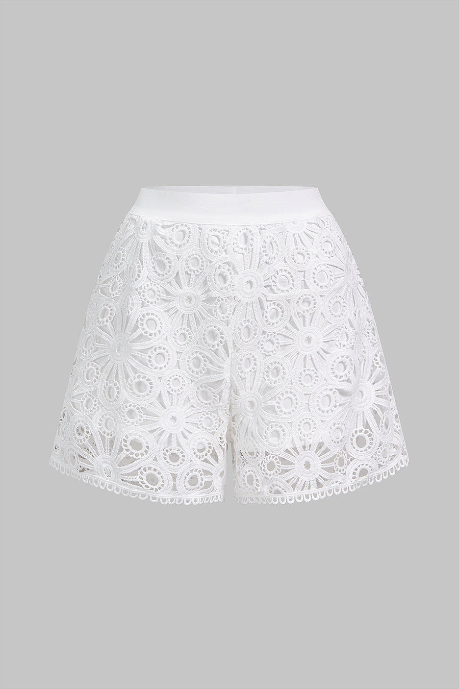 Lace Cut Out Shorts