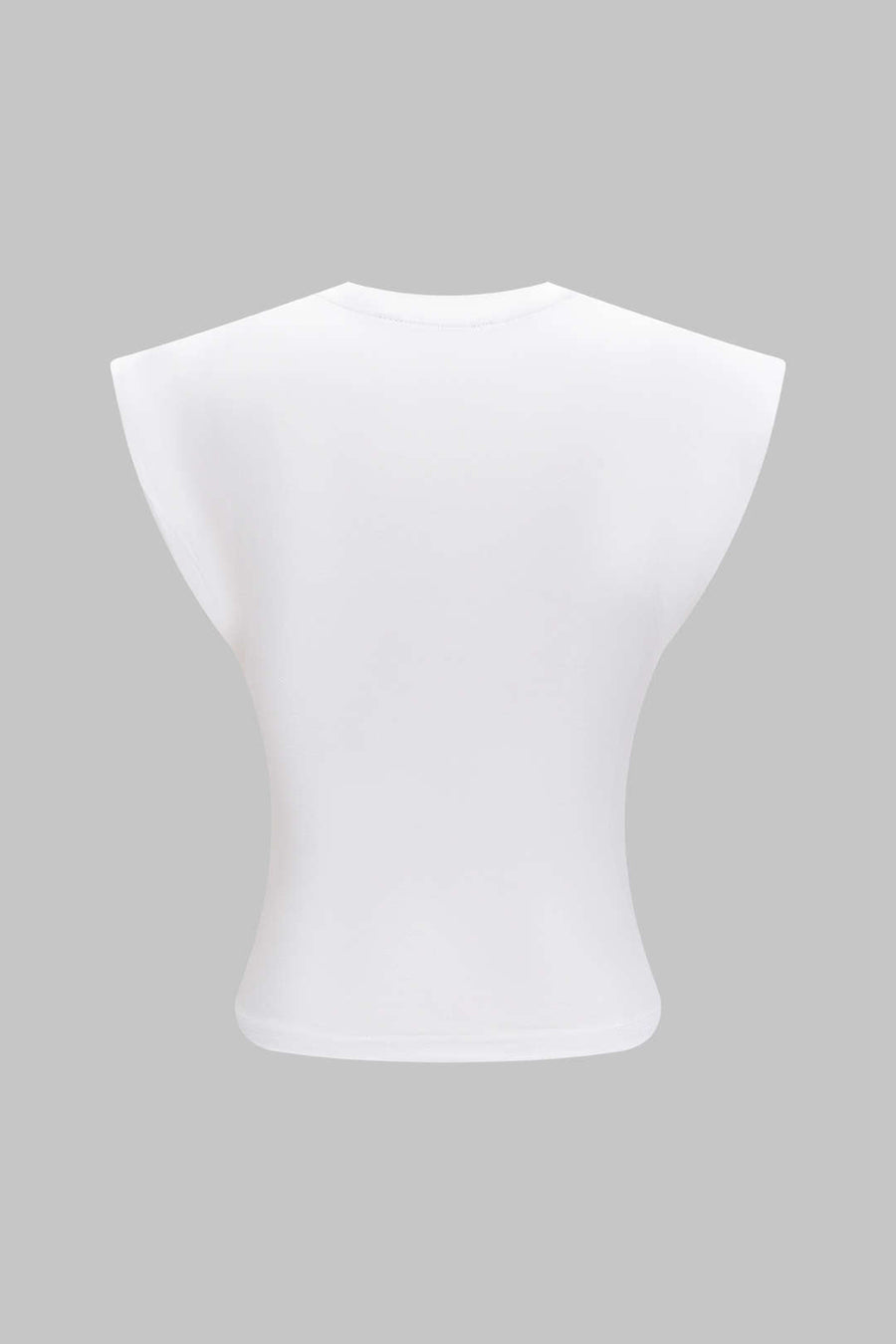 Solid Twist Round Neck T-Shirt