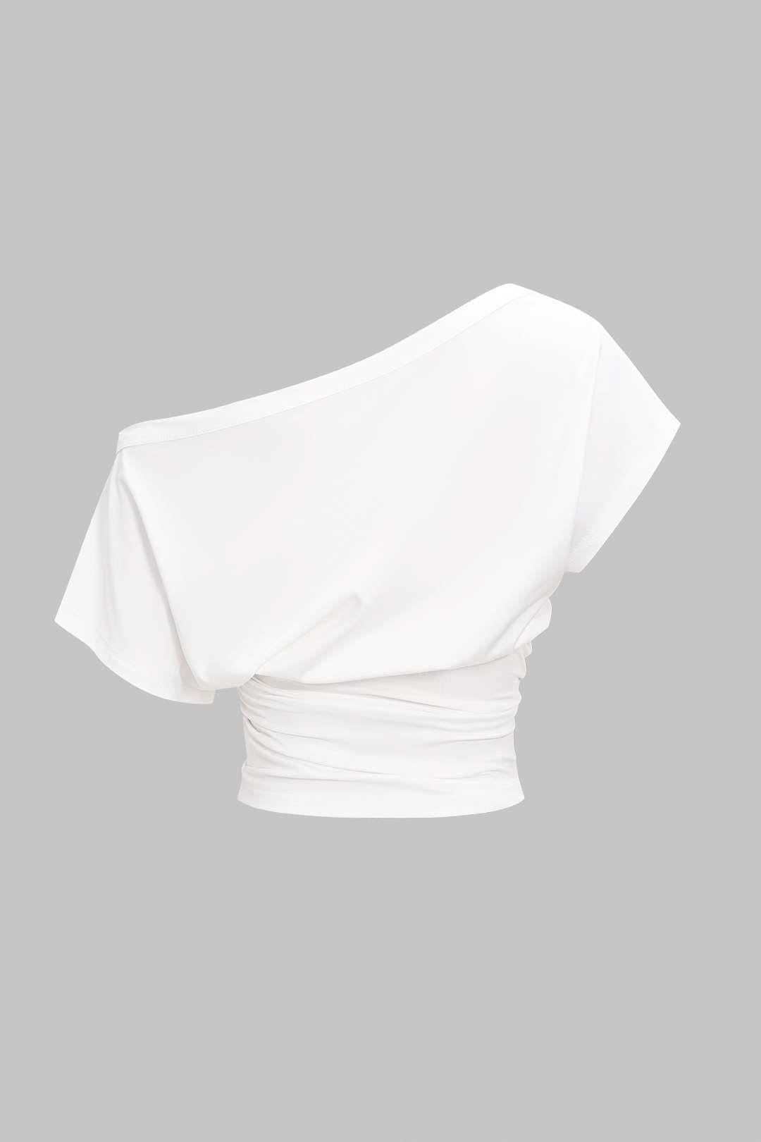 One Shoulder Short Sleeve T-Shirt